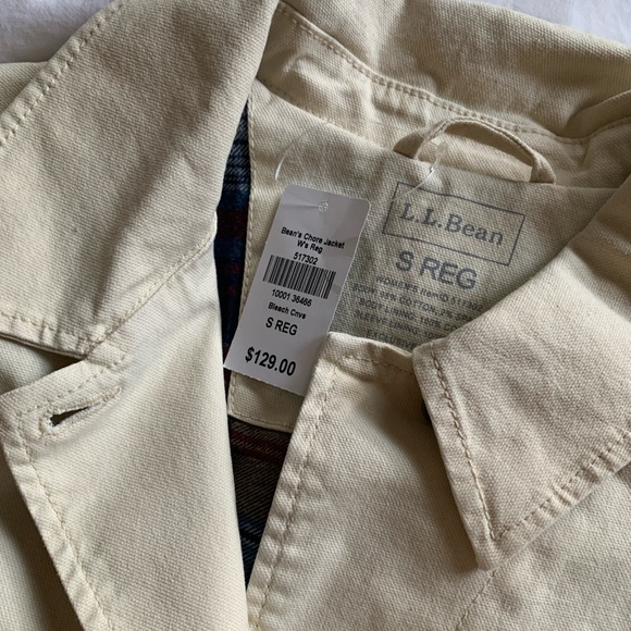 NWT L.L. Bean chore jacket - Picture 4 of 4